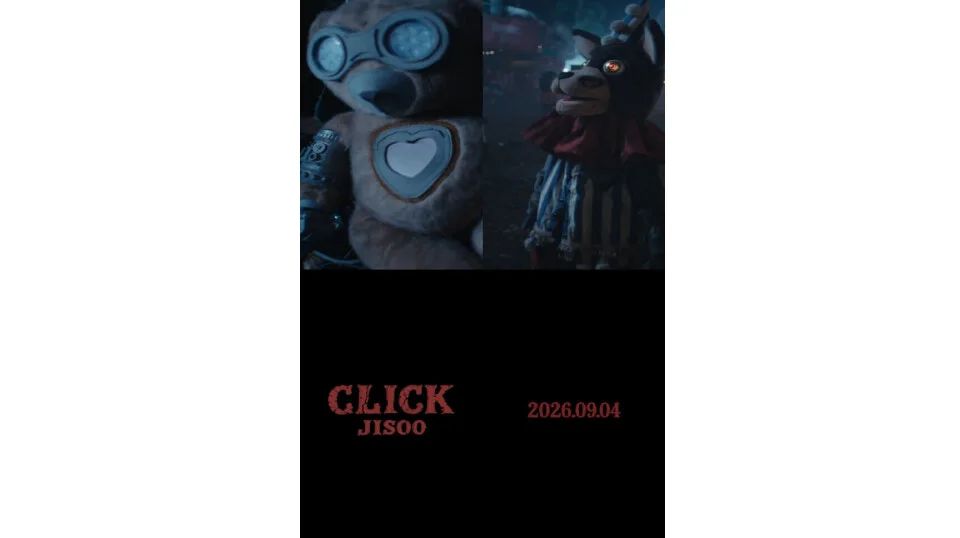 Offizielles Motiv zur angekündigten JISOO-Single CLICK