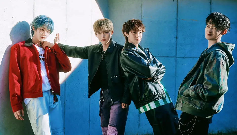 Konzeptfoto der K-Pop-Gruppe 1VERSE zur Single Loop