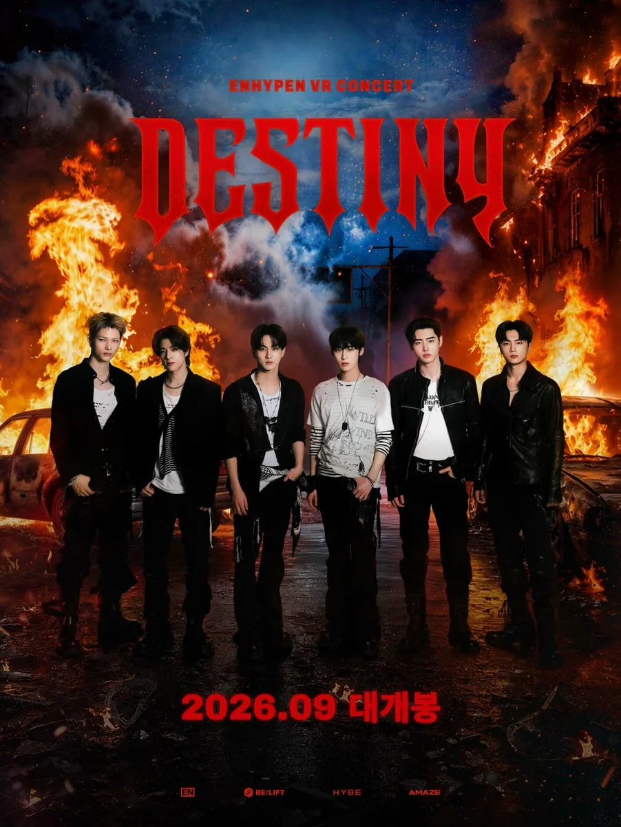 Offizielles Poster zum ENHYPEN VR Concert Destiny