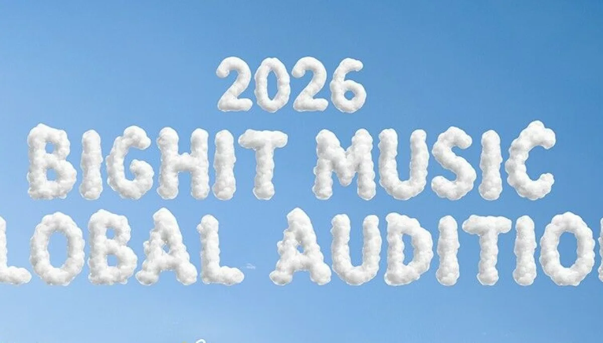 Offizielles Plakat zur Global Audition 2026 von Big Hit Music