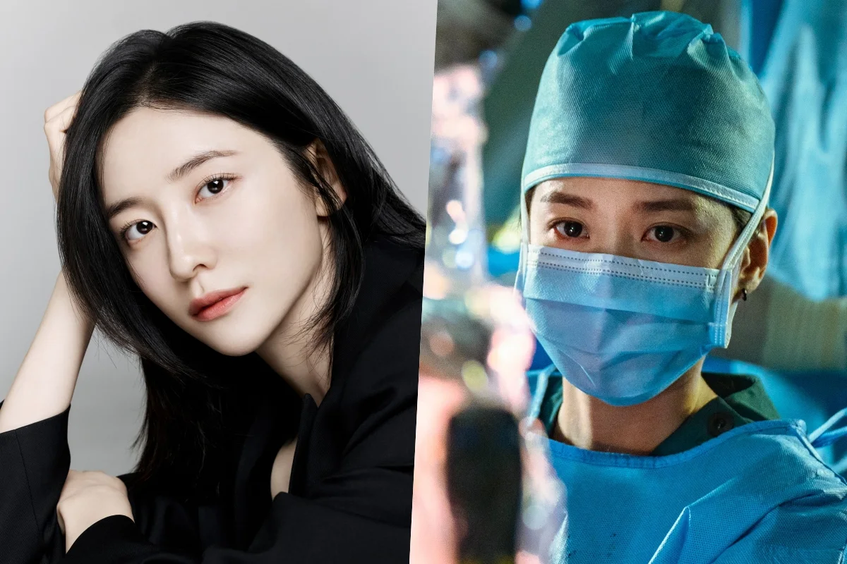Park Ji-hyun und das offizielle Motiv der Serie Hyper Knife